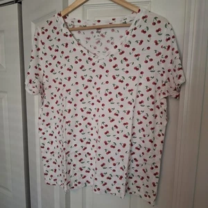 Dip Damen Shirt, Gr. XL, Kirschmotiv, super Zustand  - Bild 1 von 3