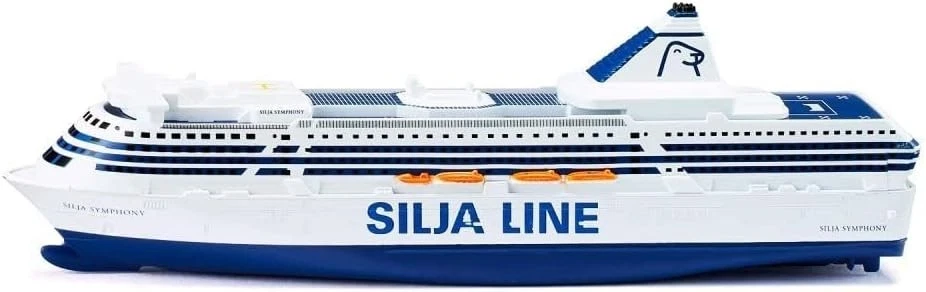 SIKU 1729 - modellino 1:1000 - NAVE SILJA SYMPHONY  BIANCA/BLU - NUOVO - Immagine 1 di 4
