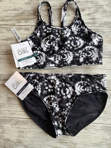 Athleta Girl Reversible Camo TieDye Bikini Sz 14 UPV Quick Drying NWT Retail $64 - Picture 1 of 12