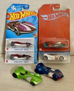 🔥Hot Wheels Twin Mill III~Track Stars~ERROR~Braille Racer~53rd Ann~Set of 6 - Picture 1 of 15