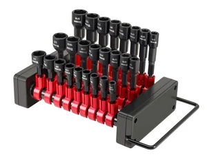 16294 25-teiliges SAE Mutterndreher-Set, Mutternsetzer-Set - Bild 1 von 7