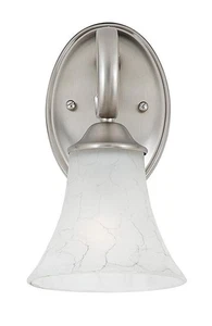 QUOIZEL DH8601AN 1 LIGHT SCONCE BATH LIGHT ANTIQUE NICKEL - DISPLAY OPEN BOX - Picture 1 of 1