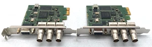 2X TARJETAS DE CAPTURA BLACKMAGIC DESIGN DECKLINK BMDPCB39 3 PUERTOS SDI PCI EXPRESS - Imagen 1 de 8