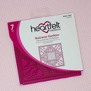 NEW Heartfelt Creations Stairway Gardens 7 pc. Die Set HCD1-7281 - Picture 1 of 11