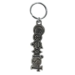 Llavero de peltre Creative Pewter Designs coexiste, llavero, A251 - Imagen 1 de 2