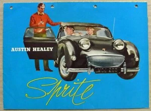 AUSTIN HEALEY SPRITE Car Sales Brochure Aug 1958 #1590 - Picture 1 of 3