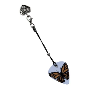 Pulseras ahorradoras de uñas abridor de broche de barril corazón langosta negra Orange Butterfly V2 - Imagen 1 de 1