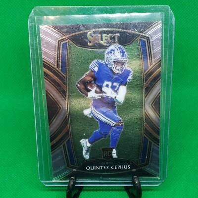 2020 Select #300 Quintez Cephus Club Level Detroit Lions SP RC - Image 1 of 2