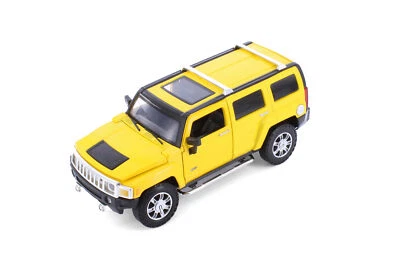 HUMMER H3, YELLOW - SHOWCASTS 68240YL - 1/24 SCALE DIECAST MODEL TOY CAR - Image 1 of 2