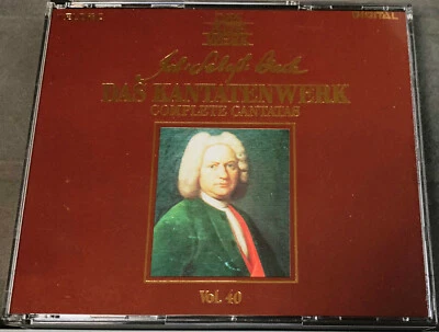 J.S.Bach - DAS KANTATENWEK - Vol. 40 - 2CD Box Set - Teldec 1987 - EXC.! - Bild 1 von 4