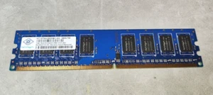 HP Compaq DX2420 RAM Nanya 1GB 1Rx8 PC2-6400U-666-13-D1 NT1GT64U88D0BY-AD - Picture 1 of 4