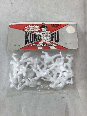 Nuevas figuras de acción de Kung Fu 1971 cardadas selladas paquete blanco de karate envío gratuito Foto 1 de 3