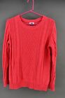 Old Navy Womens Red Knit Pullover Crewneck Sweater Size L