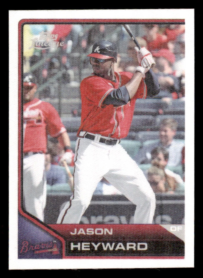 2011 Topps Lineage Cloth Stickers #TCS38 Jason Heyward - Image 1 of 2