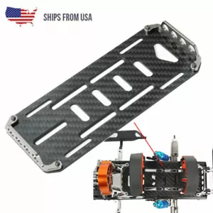 Kohlefaser Batterie Halterung Platte Tray für 1/10 Axial SCX10II RC Car Kit Crawler - Bild 1 von 12
