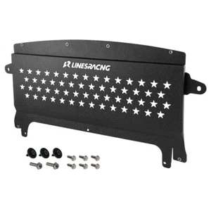 Protector debajo del capó placa de deslizamiento del enfriador de aceite para BMW F80 M3 F82 F83 M4 aluminio negro - Imagen 1 de 9