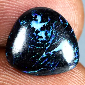 Piedra preciosa de ópalo matriz de roca Australia de 3,38 quilates de lujo (12 x 11 mm) (sin calefacción) - Imagen 1 de 1