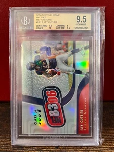 2006 TOPPS CHROME NFL 8306 REFRACTORS JAY CUTLER RC /100 BGS 9.5 GEM MINT W/ 10 - Picture 1 of 2