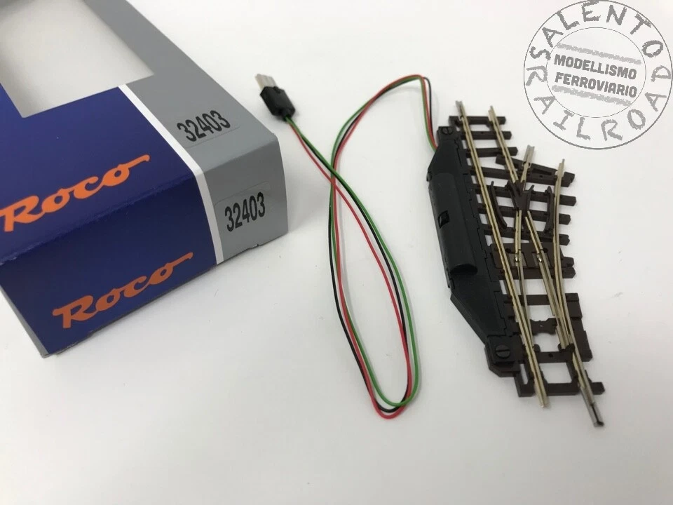 ROCO H0E 32403 Right Electric Switch Reduced Gauge H0E 9Mm - 1/87 - Image 1 of 1