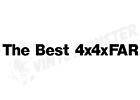 The Best 4x4xFAR Car Sticker, Landrover 4x4 Landy Evo Defender Discovery Isuzu