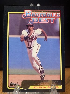 Topps McDonald's #28 1992 David Dave Justice  Foto 1 de 2