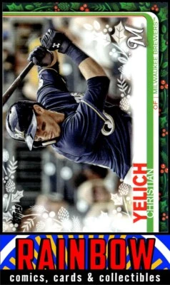 2019 Topps Holiday #HW72 Christian Yelich - Image 1 of 2