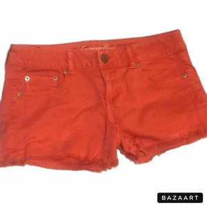 Short Jean shorts American Eagle for girl color pumpkin orange Size 10 Stretch - Picture 1 of 6