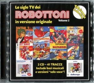 Sigle Tv 2 CD ROBOTTONI VOL. 2 SUPEROBOTS DAITAN III GACKEEN SPACE ROBOT GETTA - Foto 1 di 4