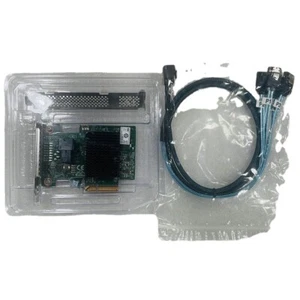 9300-4I SAS3008 12Gbps SAS IT mode ZFS TrueNAS unRAID +SFF-8643 SATA Cable - Picture 1 of 5