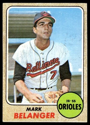 1968 Topps Mark Belanger Baltimore Orioles #118 - Image 1 of 2