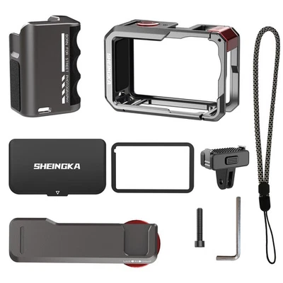 For dji osmo action6 Camera Rabbit Cage Camera Street Grip Holder - Image 1 of 4