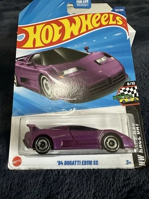 Hot Wheels ’94 Bugatti EB110 SS Purple HW Race Day 9/10 #221/250 - Image 1 of 4
