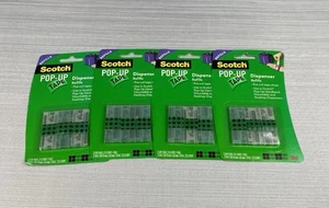 Scotch Pop-Up Tape Refill Pack Of 225 Strips Tape Dispenser  ~ LOT of 4 NEW - Picture 1 of 2