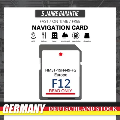 Navi SD-Karte für FORD F12 , SYNC2 Navi SD-Karte  2025 Europa - Bild 1 von 4