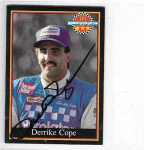 DERRIKE COPE 1991 MCDONALDS MAXX TRADING CARD AUTOGRAPHED SIGNED - Picture 1 of 1