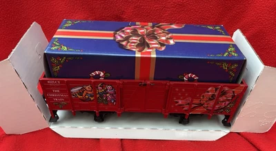 LGB 42210 Christmas Red Gondola with Blue Present - NEW - Image 1 of 4