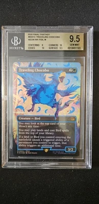 Final Fantasy Magic The Gathering Neon Ink Blue Chocobo BGS 9.5 Graded Gem Mint - Image 1 of 2
