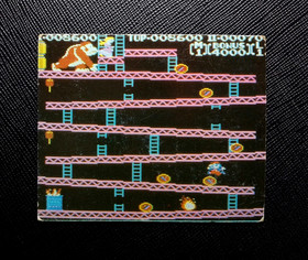 (Game Item) Mini Card, Famicom, No.027,Donkey kong, Menko, Amada, EX.