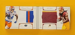 MATT JONES 2015 NATIONAL TREASURES NATIONAL HISTORY DUAL JERSEY BOOKLET SP 21/25 - Picture 1 of 6