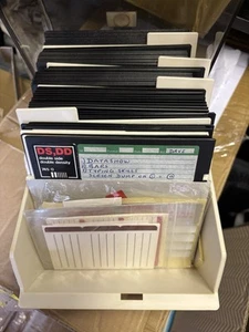 Bundle Of 50 BBC Micro Floppy Discs with Storage Box - Photo 1/7