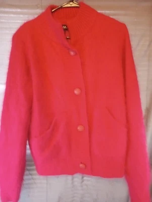 Suéter/Cárdigan Connie A. Lee Angora para Mujer, De Colección, Totalmente Forrado, Tallas M/L Foto 1 de 3