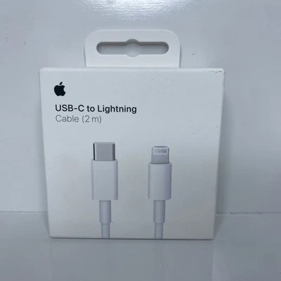 Genuine Apple USB-C To Lightning Cable 2 meter MW2R3AM/A A2441. New SEALED - Image 1 of 4