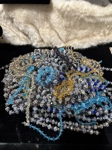 Bulk Jewelry 12 Lbs Czech Glass (??) Beaded Necklaces With Broken Clasps. - Picture 1 of 8