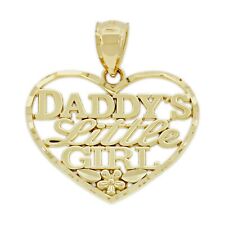 Charm America - Gold Daddy's Little Girl Charm - 10 Karat Solid Gold 