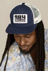 NWT authentic SEVEN EIGHT FOUR Leo Look snapback cap blue/white - Picture 1 of 4