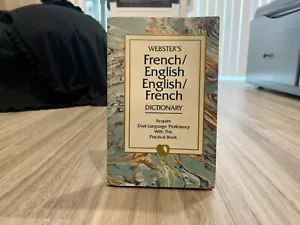 Webster's French/English English/French Dictionary (1993, Trade Paperback) - Picture 1 of 8