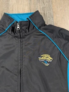 Jacksonville Jaguars Jacket Womens Medium Black Long Sleeve Zip NFL Team Outdoor - Bild 1 von 10