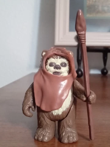 Vintage Star Wars ROTJ 1984 Wicket Ewok Figure Complete Taiwan! GREAT CONDITION! Cover