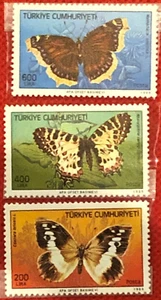 ZAYIX - 1988 Turkey 2422-2424 MNH - Nature - Insects - Butterflies 082422S03 - Picture 1 of 1