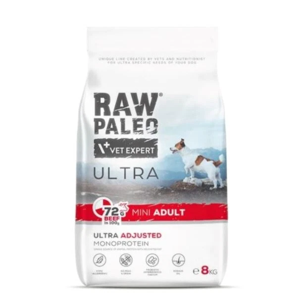 5902414211063 VET EXPERT RAW PALEO Ultra Mini Adult Beef – Trockenfutter für Hun - Bild 1 von 1